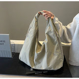 Casual Large Capacity Retro Drawstring Crossbody Bag