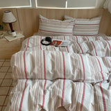 Nordic Sling Cotton Pink Stripes Duvet Cover 150x200