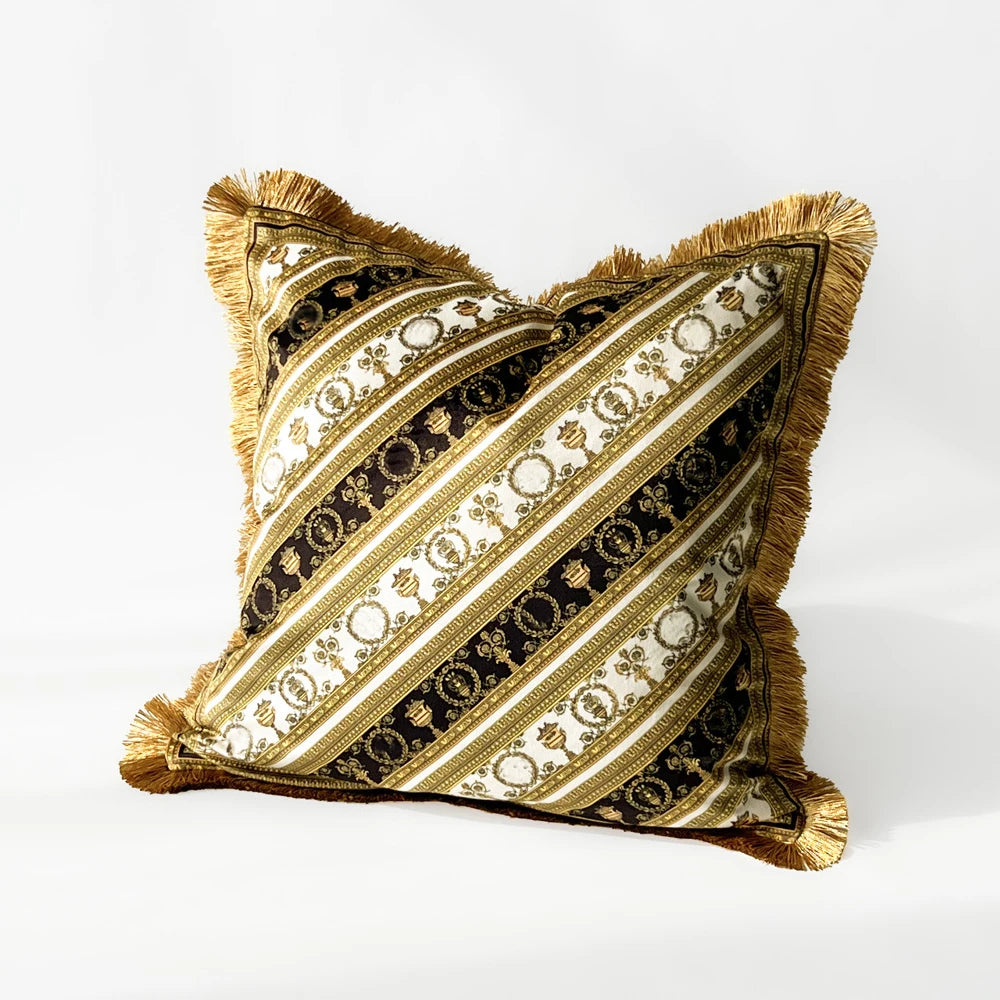 Croker Horse 45x45cm Velvet Leopard Pillow Cover