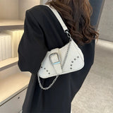 Chic Denim Tote Shoulder Bag for Women, Casual Style