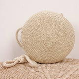 Summer Woven Straw Crossbody Bag for Women