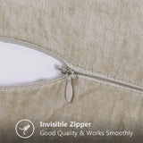 Olanly Chenille Cushion Cover Soft Velvet 50x50cm
