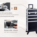Detachable 4 in 1 Makeup Trolley Case on Wheels  Clean Vanilla Store