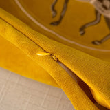 American Hand-Embroidered Horse Cushion Cover 45cm