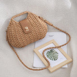 New Fashionable Women's Hand-held Straw Bag
