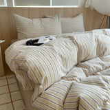 Nordic Sling Cotton Pink Stripes Duvet Cover 150x200