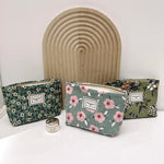 New Small Women's Cosmetic Bag with Floral Design  Clean Vanilla Store