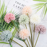 Elegant Hydrangea Artificial Flowers Bouquet  Clean Vanilla Store
