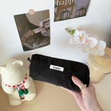 Retro Corduroy Cosmetic Storage Bag for Women