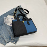 Large Capacity Handbag for Women 2024, Denim Tote