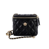 Camellia Small Shoulder Bag with Chain Strap