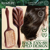 Luxurious Sandalwood Hair Brush for Scalp Massage