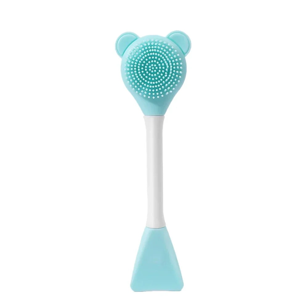 Double Head Silicone Facial Mask Brush Applicator