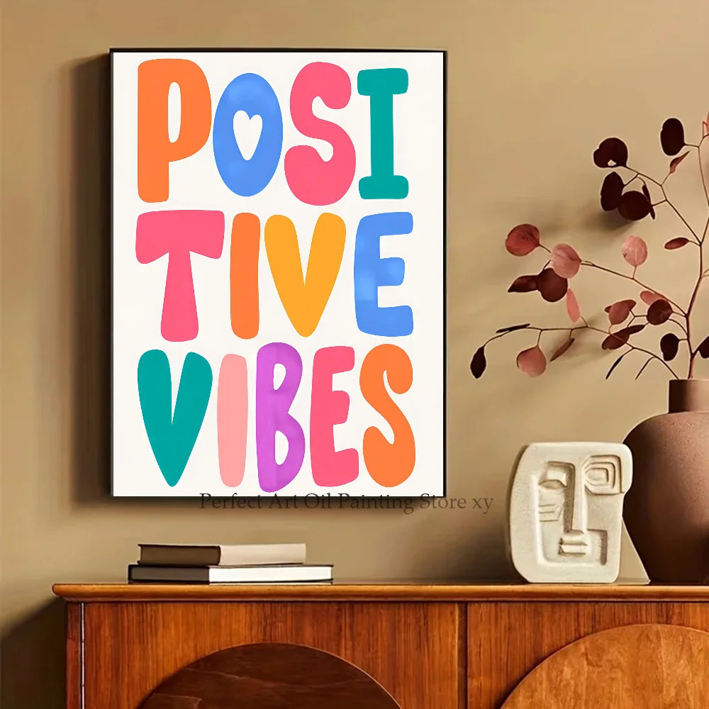 Maximalist Colorful Pink Love Poster Print Decor  Clean Vanilla Store