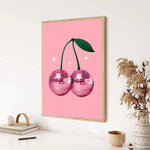 Trendy Watercolor Pink Bows Poster Art Decor  Clean Vanilla Store