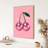 Trendy Watercolor Pink Bows Poster Art Decor  Clean Vanilla Store