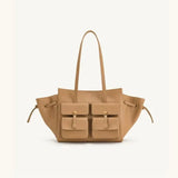 JW Pei Large Capacity Motorcycle Tote Bag Female