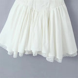 Women Summer Lace Corset Mini Dress - Tuscany
