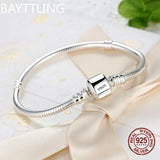 Luxury Handmade 925 Sterling Silver Charm Bracelet