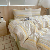 Nordic Sling Cotton Pink Stripes Duvet Cover 150x200