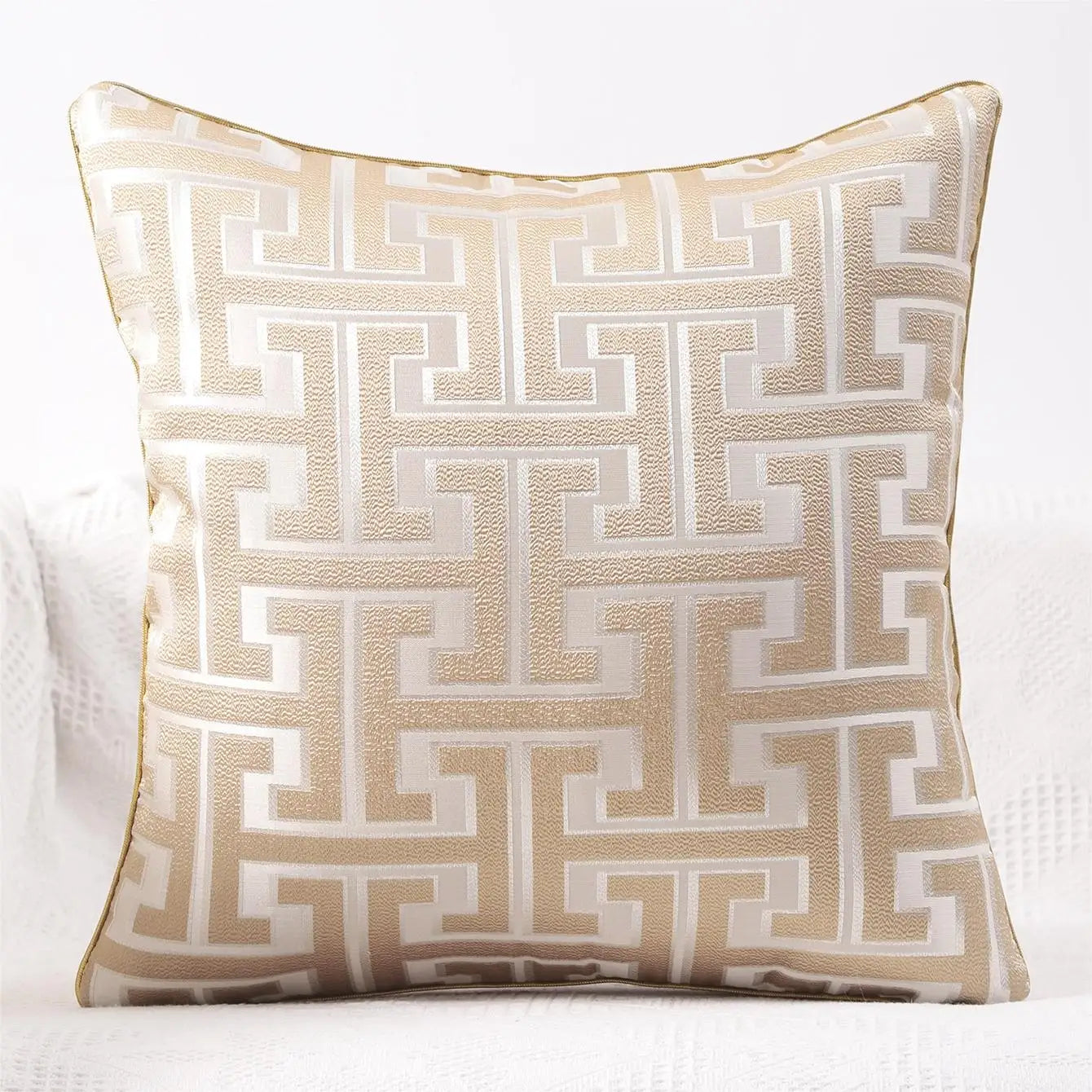 Farmhouse Stripe Throw Pillow Cover 45x45 CM