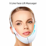 V Face Device Face Lift Massager With 5 Modes Red Blue Ray Facial Beauty Instrument - Clean Vanilla