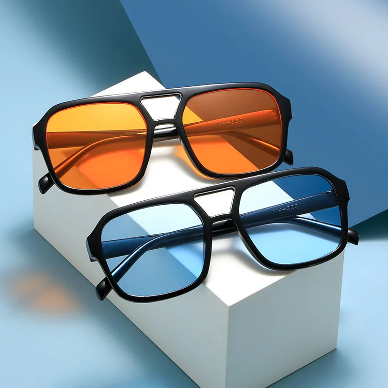 Trendy High-End Square UV Resistant Sunglasses