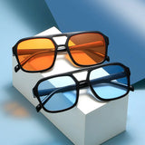 Trendy High-End Square UV Resistant Sunglasses