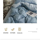 INS Gentle Pink Rose Bedding Set for Girls Women Kawaii 4 pcs