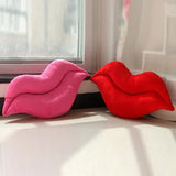 Lips Shaped Cushion Plush Big Red Lips Pillow