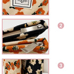 New Small Women's Cosmetic Bag with Floral Design  Clean Vanilla Store