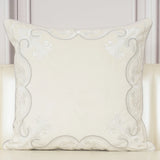 Luxury Embroidered Velvet Cushion Cover Navy Blue Brown Gray  Clean Vanilla Store