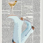 Vintage Trendy Newspaper Wall Art Canvas Decor  Clean Vanilla Store