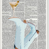 Vintage Trendy Newspaper Wall Art Canvas Decor  Clean Vanilla Store