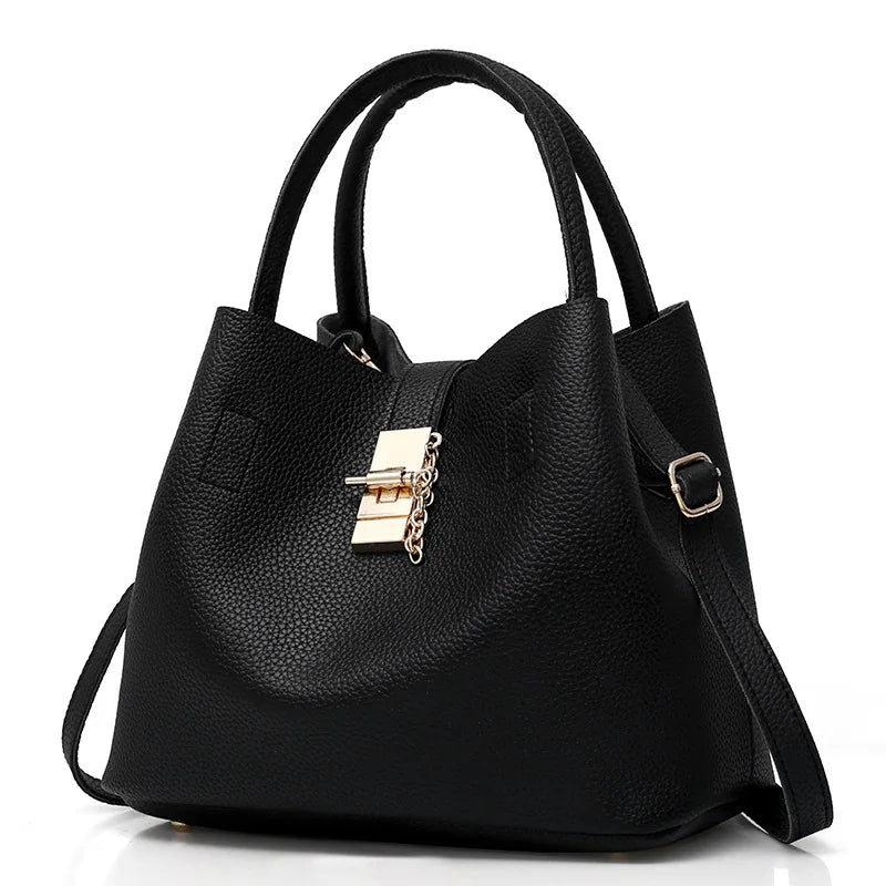 Large Capacity Lychee Pattern Crossbody Bag