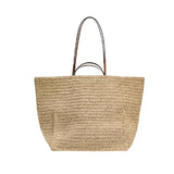 Casual Large Capacity Woven Straw Tote Bag 2025