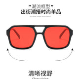 Trendy High-End Square UV Resistant Sunglasses