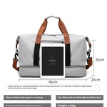 Large Capacity Travel Gym Bag Waterproof Design  Clean Vanilla Store