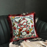 Luxury Tiger Printing Velvet Pillowcase 45x45cm