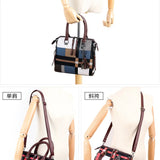 Luxury Women's Leather Shoulder Bag - Tote Style