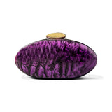 Luxury Ivory Pearl Egg Shape Clutch Bag for Parties