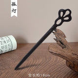 New Women Fashion Simple Black Wood Hairpin