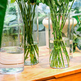 Tall Clear Acrylic Shatterproof Flower Vase
