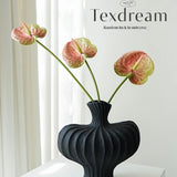 Texdream Black White Porcelain Vase Set Large