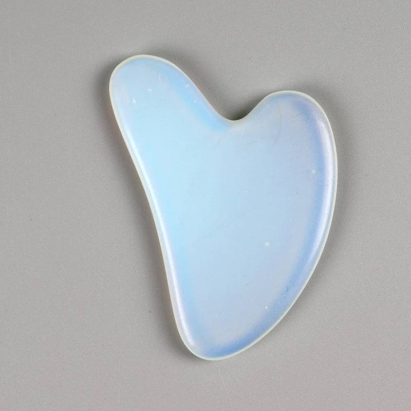 Heart Guasha Rose Quartz Massage Tool for Skin