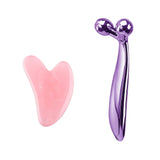 Y Shape 3D Roller Face Neck Massager 360 Rotate