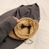2024 Summer Straw Weaving Crossbody Bag - Shell Design