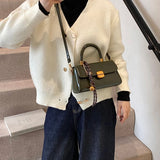 Vintage Fashion Flap Shape Handbag for Women