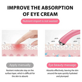 Electric eye massager for vibration, wrinkle removal, anti-aging, eye massage, removal of dark circles, beauty, eye care - Clean Vanilla