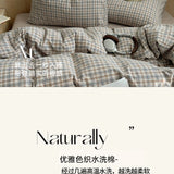 Korean Cotton Pink Stripes Duvet Cover 150x200 Size